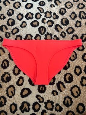 TRIANGL Original Neoprene Neon Coral Bikini Bottom